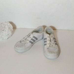 Adidas white sneakers
